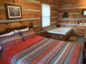 Bedroom with Jacuzzi view