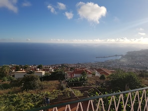 Blick von der Unterkunft