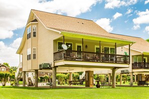 Back view of the house 