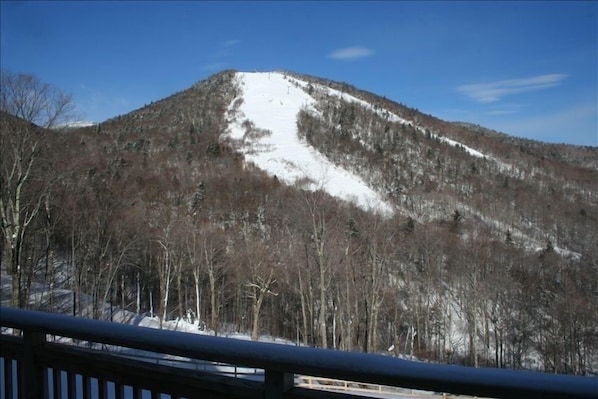 A Great view of Bear Mountain Peak right from the Deck!