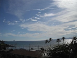 Makena on left, Molokini and Kahoolawe on right