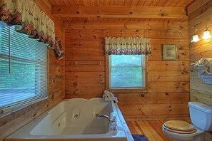 Master Bathroom with Oversized Two-Person Jacuzzi Tub
