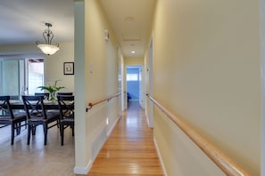 Handrails in Hallway