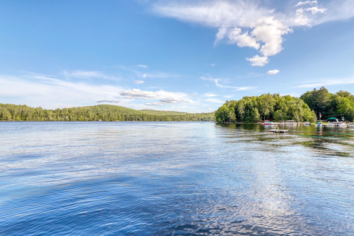 Peaceful lakefront house with private dock and sandy beach