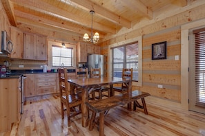 The Open, Airy Kitchen - Equipped with everything from an oven/stove, to a blender, as well as plenty of pots and pans, this spacious kitchen can even handle a holiday feast.