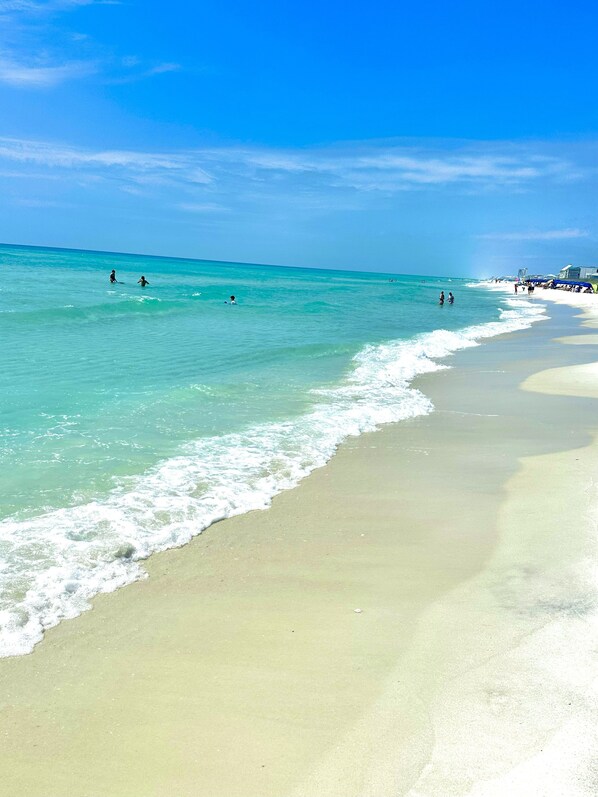 Beautiful beach awaits
