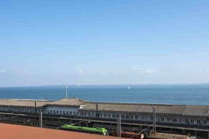 Vue sur la plage ou l’océan