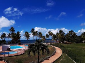 Vue mer depuis la terrasse