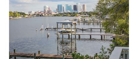 View of downtown Tampa from balcony