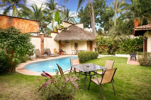 Outdoor shower and bathroom