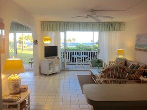 Fantastic views. See and hear the relaxing rhythm of the surf throughout condo