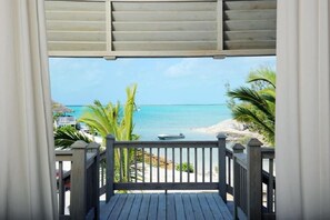 View of Caribbean from kitchen