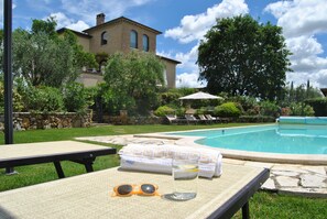 Heated private pool