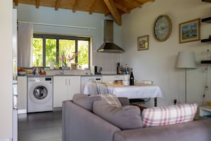The fully equipped kitchen - washing machine, dishwasher, oven, microwave etc. 