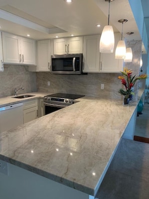 Newly remodeled kitchen