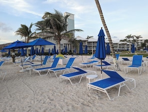 Beach - you don't need to get up at 8 am to reserve umbrellas and loungers