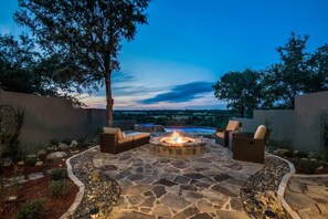 Hill Country Sunsets by the Fire