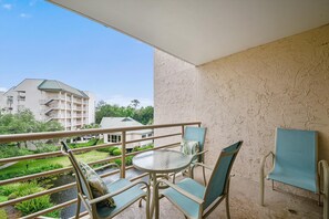 Balcony off Living Area and Master Bedroom