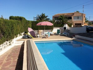 pool area with sun terrace