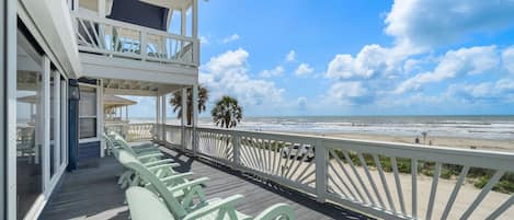 Beachfront property offers unparalleled views of the Gulf