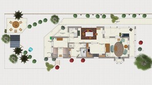 Property and 1st floor plan