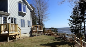 View from fenced yard. Perfect for kids and pet.
