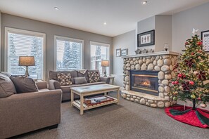 Living Room with a Double Sofa Bed 