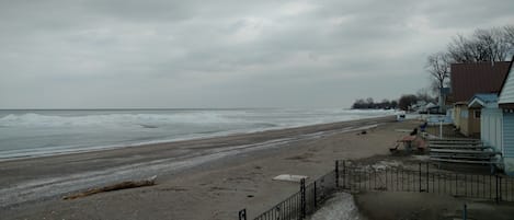 Vista para a praia ou o mar