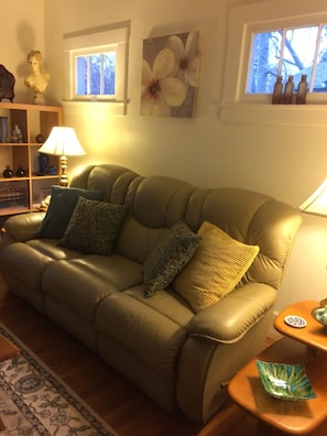 LazyBoy reclining couch in living room 