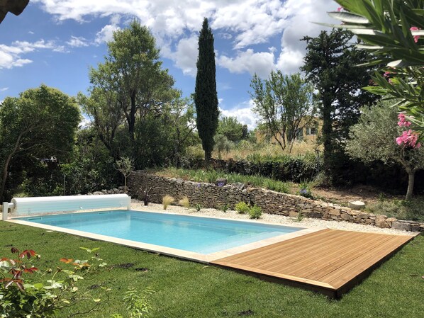 Piscine + terrasse bois