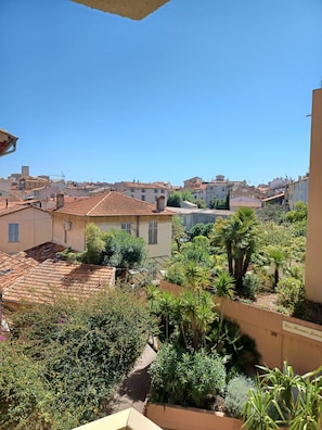 Rooftops and beautiful blue sky 