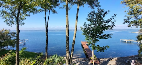 Beautiful Seneca Lake looking west from the house.
