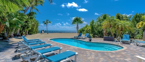 Ocean Views while lounging at the pool