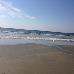 Wide beaches and beautiful blue ocean water!