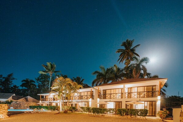 Front of property – evening/night