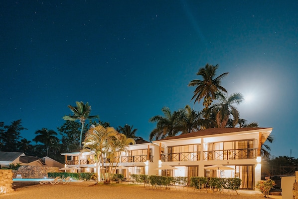 Front of property – evening/night