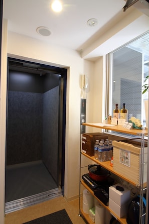 Interior entrance