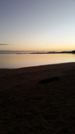 Beautiful sunrise from the beach
