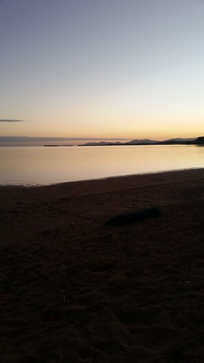 Beautiful sunrise from the beach