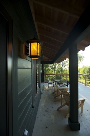 Upstairs balcony