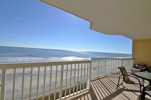 Beautiful ocean view from private patio