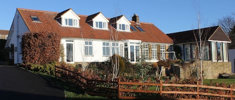 View of the front of the house