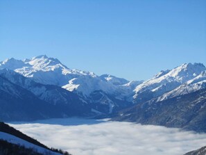 Vue du balcon, au-dessus des nuages...