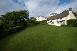 The cottage taken from the garden of the house below