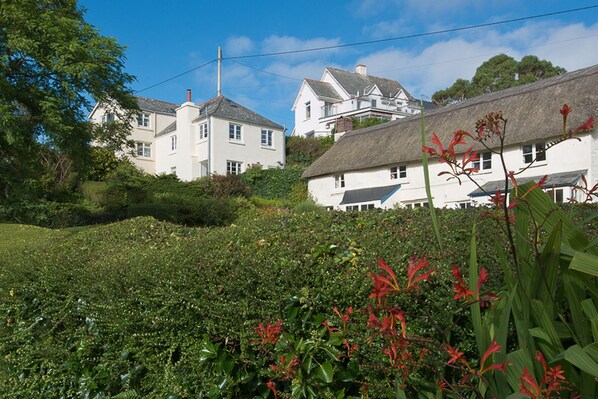 The cottage taken from the garden below