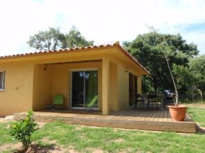 Terrasse de la location.