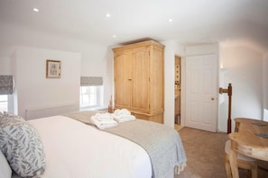Bedroom and ensuite on the the top floor