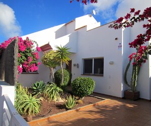 Front garden and off street parking area