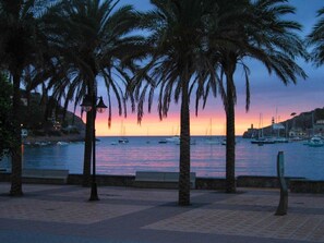 Sunset from the terrace of the property
