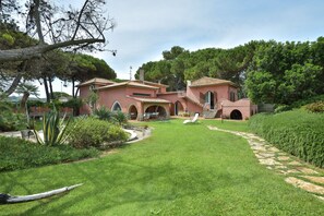 The villa and the garden